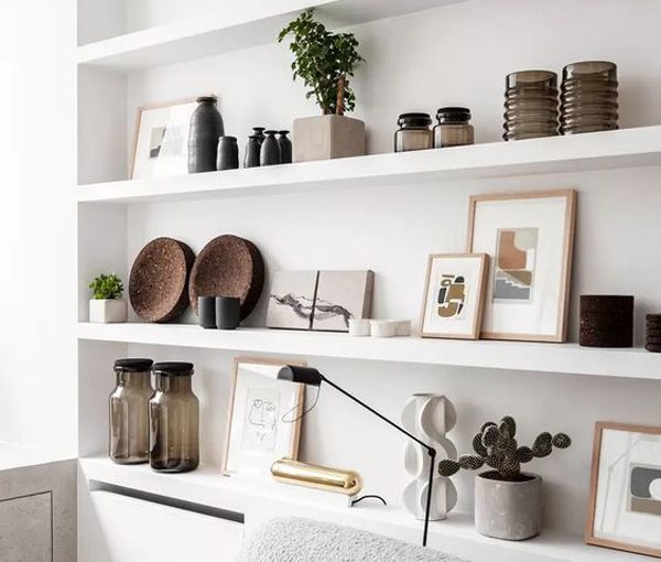 Creative Shelf Styling Tips That Bring Life To Plain Walls