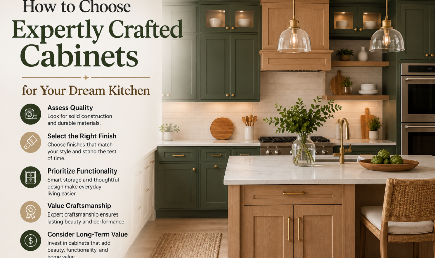 How to Choose Expertly Crafted Cabinets for Your Dream Kitchen