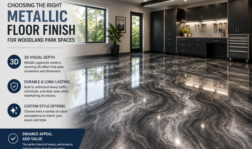 Choosing the Right Metallic Floor Finish for Woodland Park Spaces